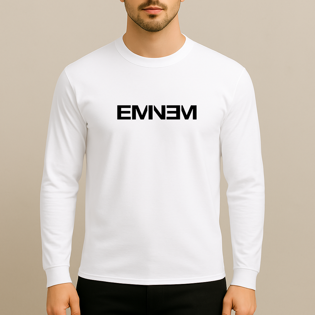 Men's Eminem Music Long Sleeve T-Shirt
