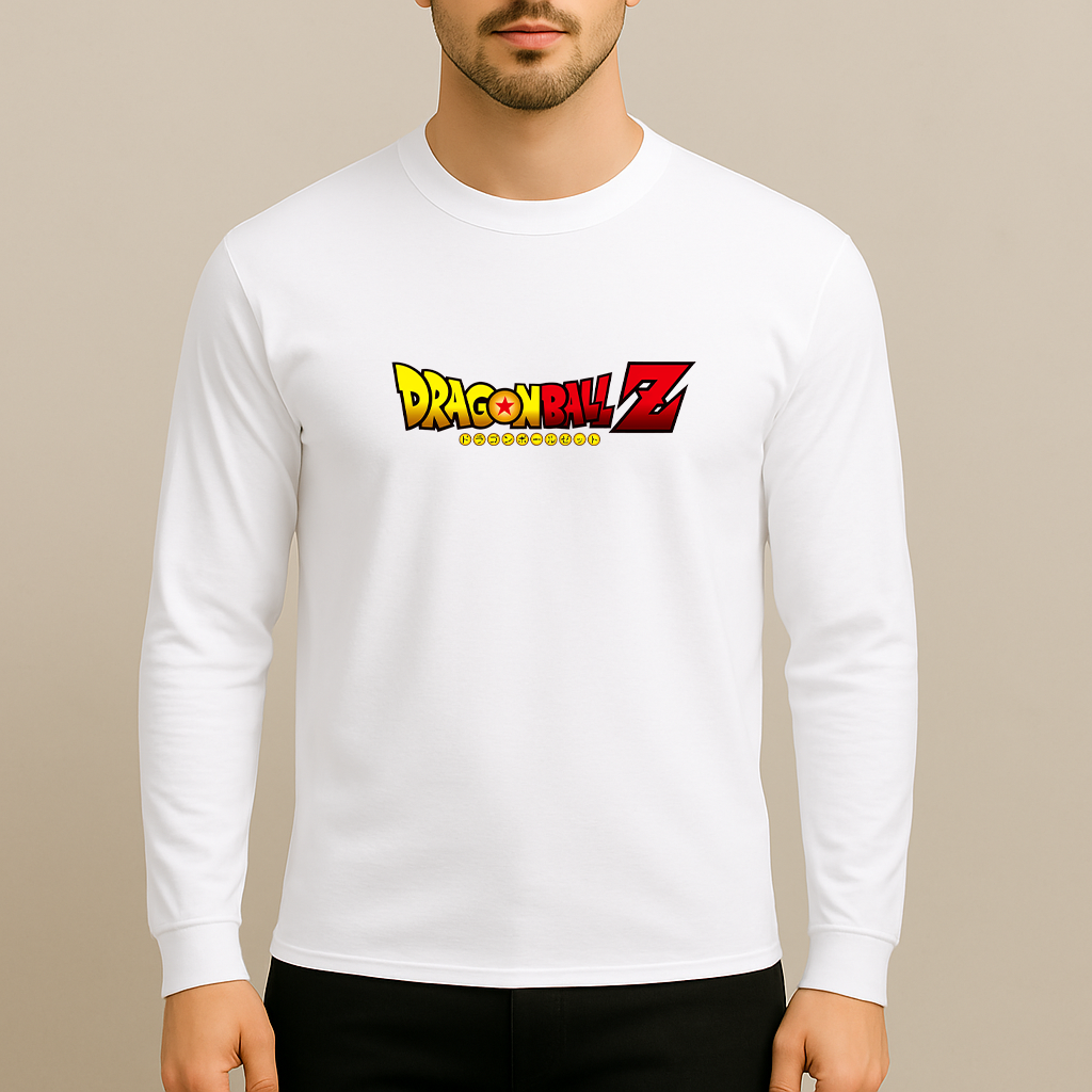 Men's Dragon Ball Z Title Long Sleeve T-Shirt