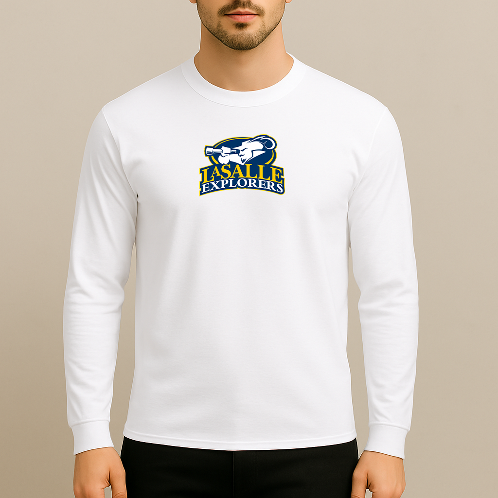 Men's La Salle Explorers Logo Long Sleeve T-Shirt