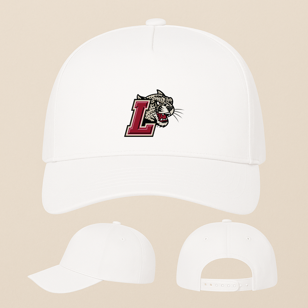 Lafayette Leopards Logo Five Panel Twill Snapback Cap
