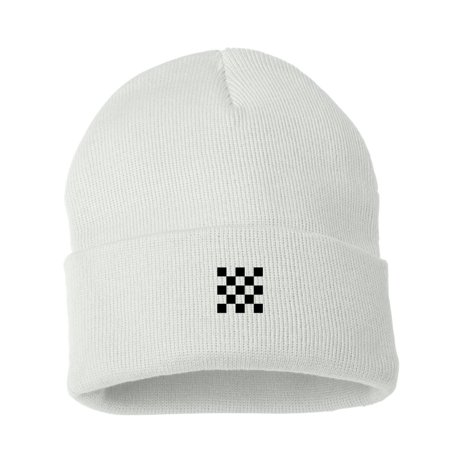 Checker Motors Corporation Logo Beanie Hat