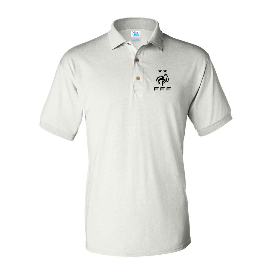 Men's France Soccer Dry Blend Polo