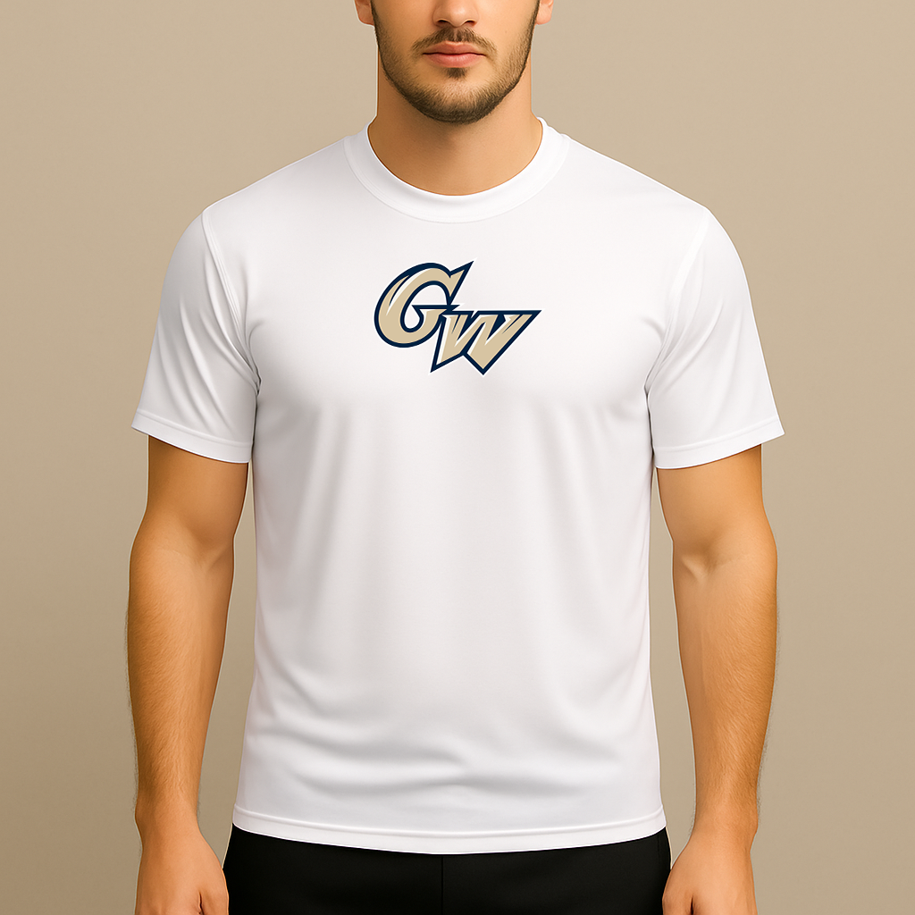 Men's George Washington Colonials Logo Polyester T-Shirt