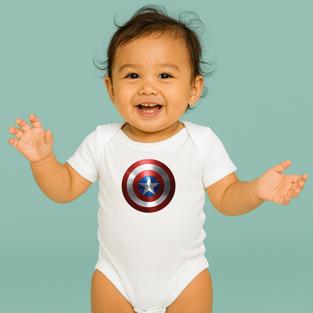 Captain America Baby Romper Onesie