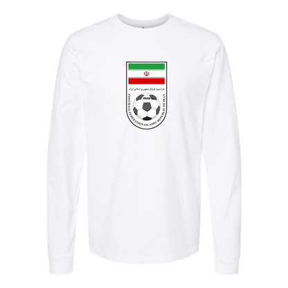 Youth Kids Iran National Soccer Team Long Sleeve T-Shirt