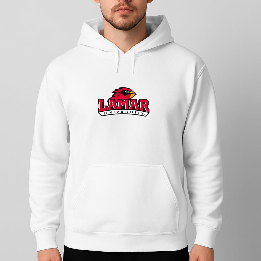 Men's Lamar Cardinals Logo Pullover Hoodie