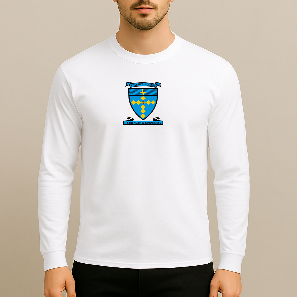 Men's Killester College Logo Long Sleeve T-Shirt