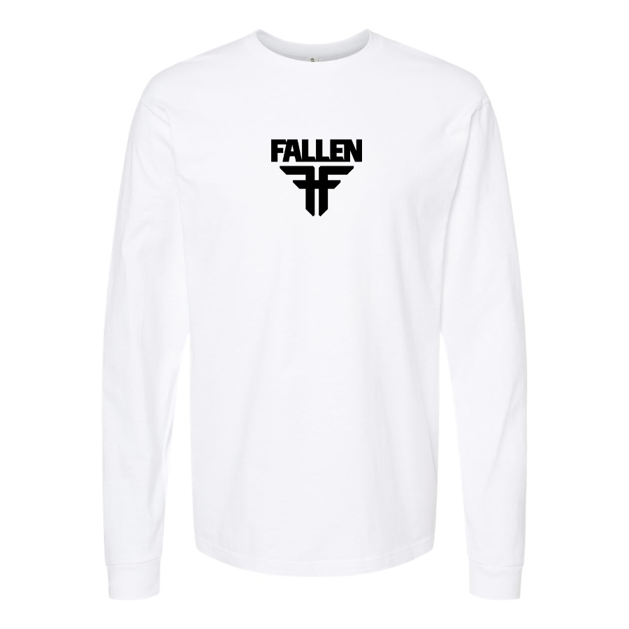 Youth Fallen Logo Cotton Long Sleeve T-Shirt