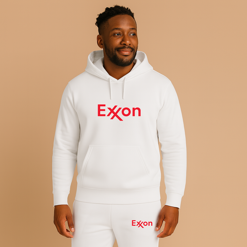 Men's Exxon Gas Station Hoodie Joggers Set