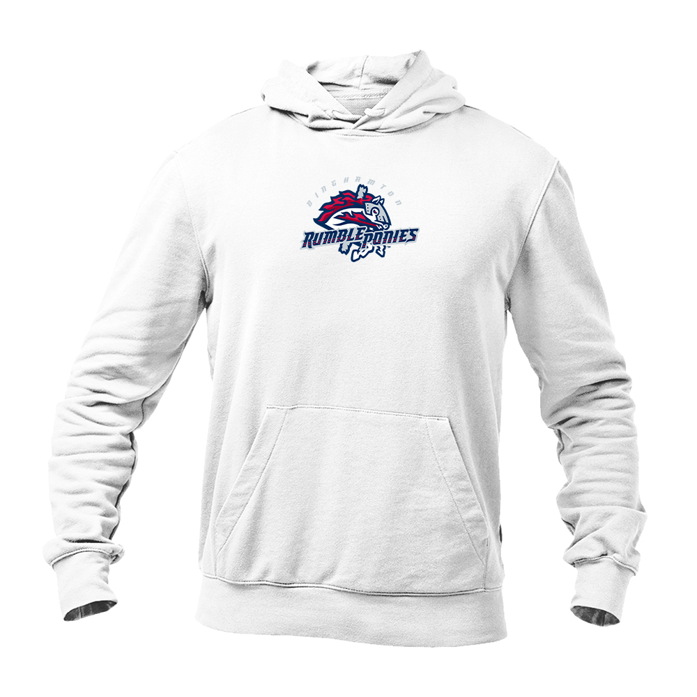 Men's Binghamton Rumble Ponies Logo Pullover Hoodie
