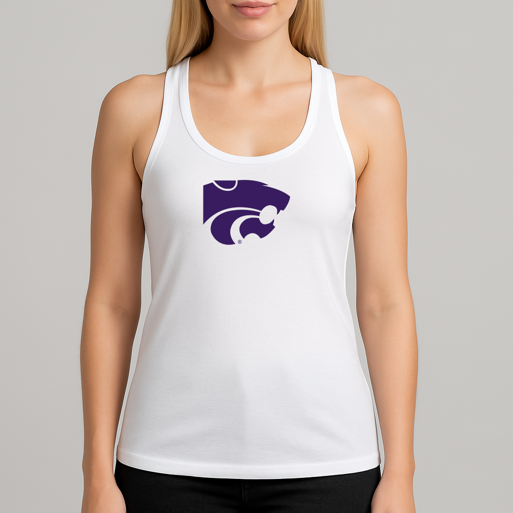Women's Kansas State Wildcats Logo Next Level Ideal Racerback Tank