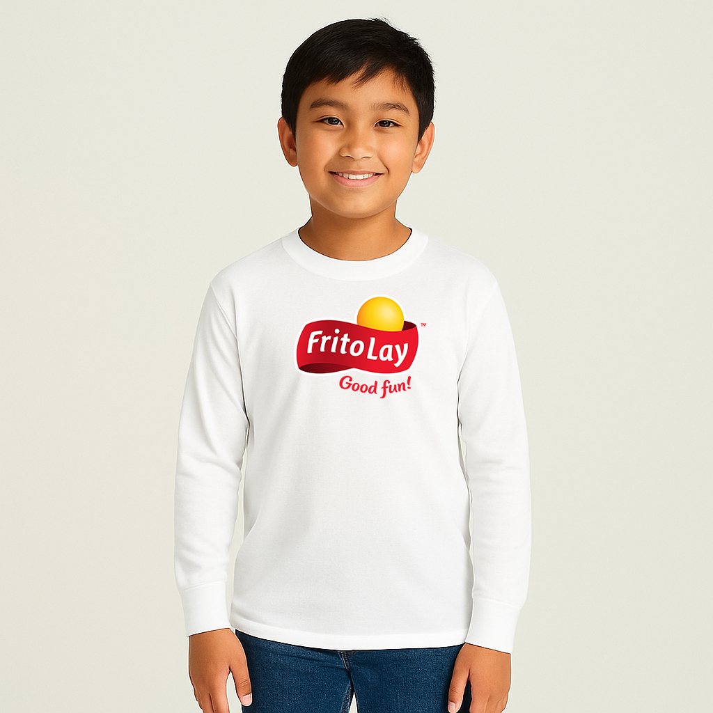 Youth Kids Frito Lays Long Sleeve T-Shirt