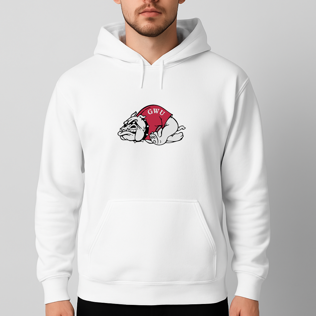 Men's Gardner Webb Bulldogs Logo Pullover Hoodie