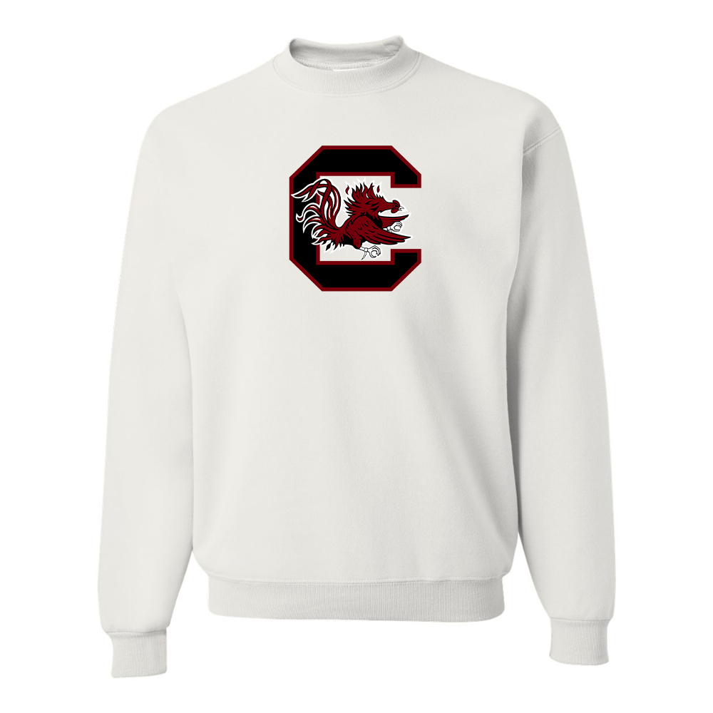 Men's South Carolina Gamecocks Logo  JERZEES NuBlend Crewneck Sweatshirt