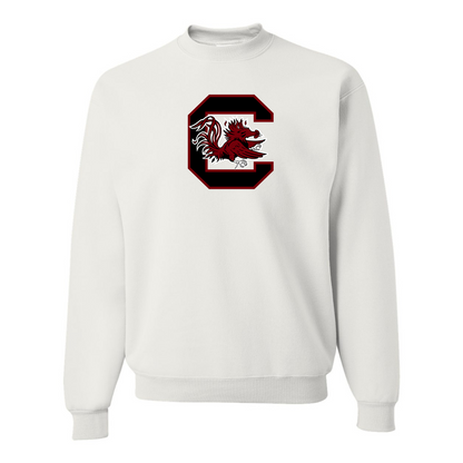 Men's South Carolina Gamecocks Logo  JERZEES NuBlend Crewneck Sweatshirt