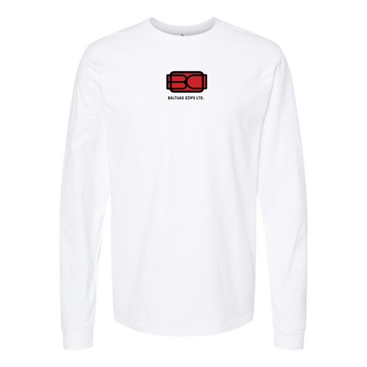 Youth Baltijas Dzips Logo Cotton Long Sleeve T-Shirt