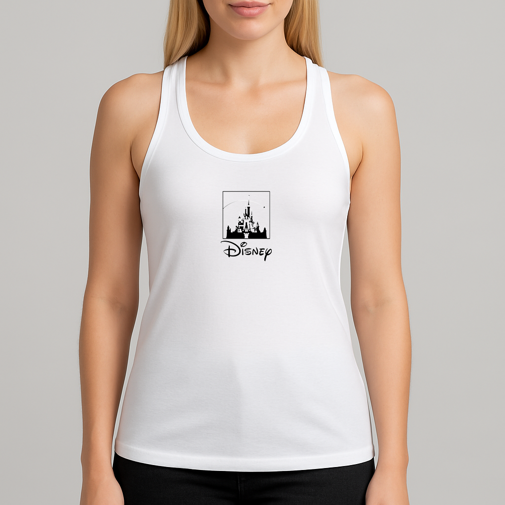 Women's Walt Disney Cartoon  Racerback Tank Top