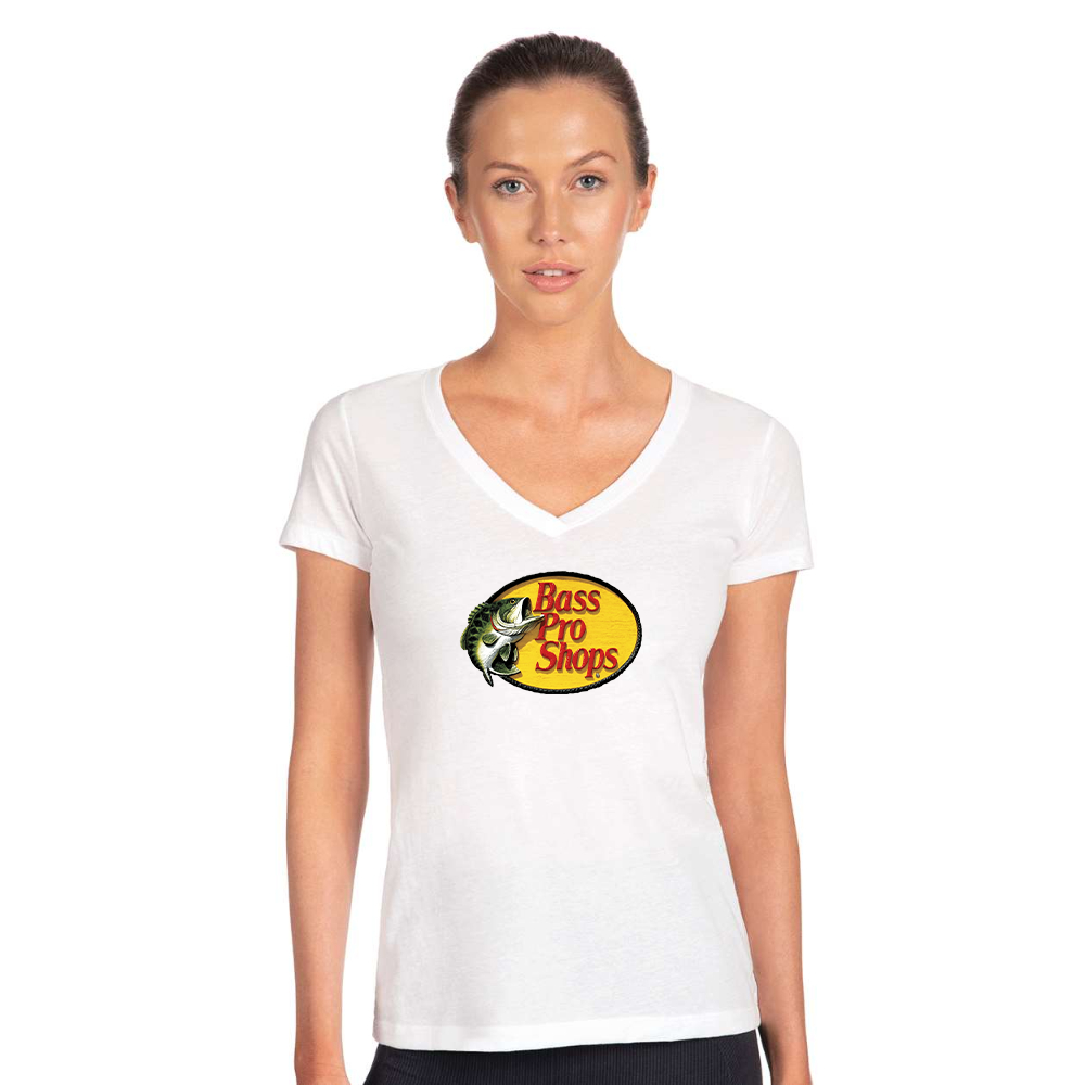 Women's Bass Pro Shops Logo Next Level V-Neck T-Shirt