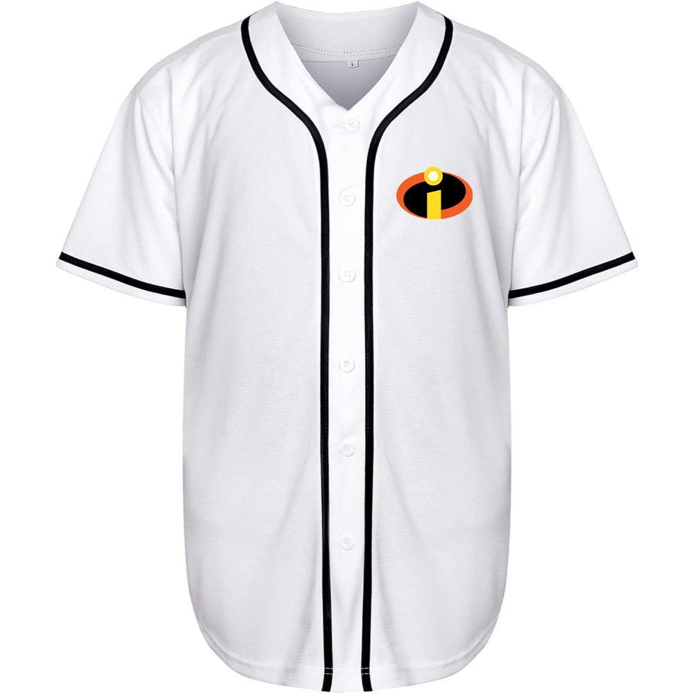 Men's The Incredibles Cartoon Baseball Jersey