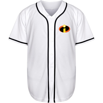 Men's The Incredibles Cartoon Baseball Jersey