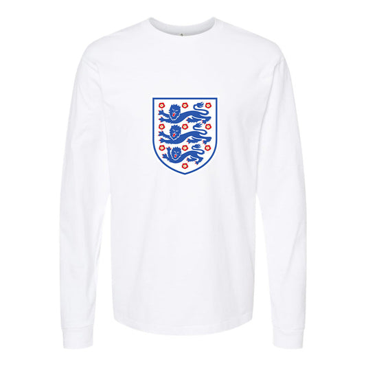 Youth Kids England National Football Team Long Sleeve T-Shirt