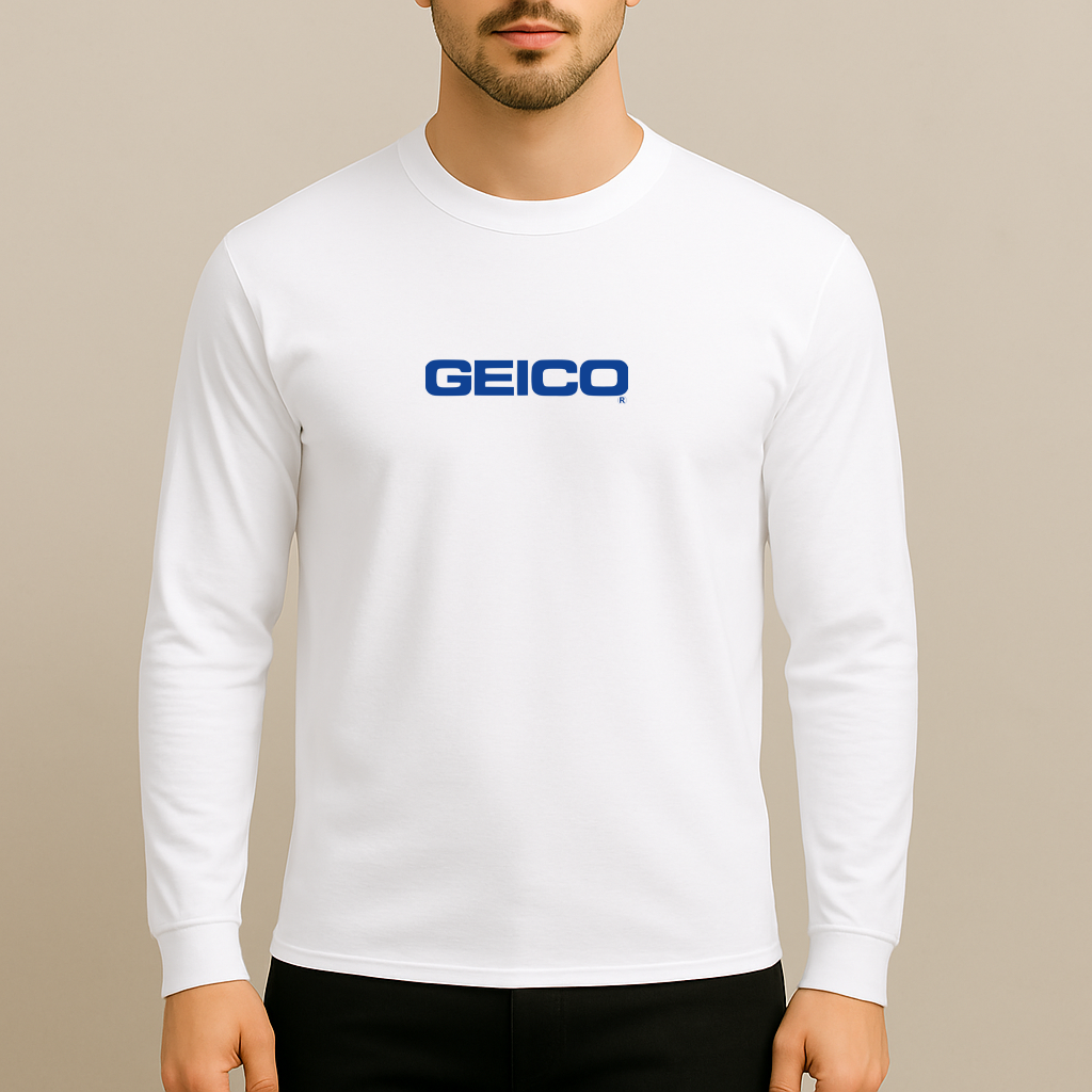 Men's Geico Logo Long Sleeve T-Shirt