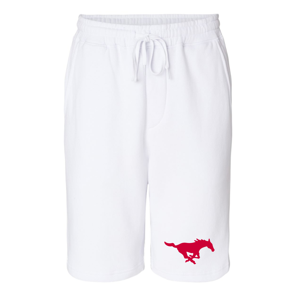 Men's SMU Mustangs Logo Independent Trading Co Midweight Fleece Shorts