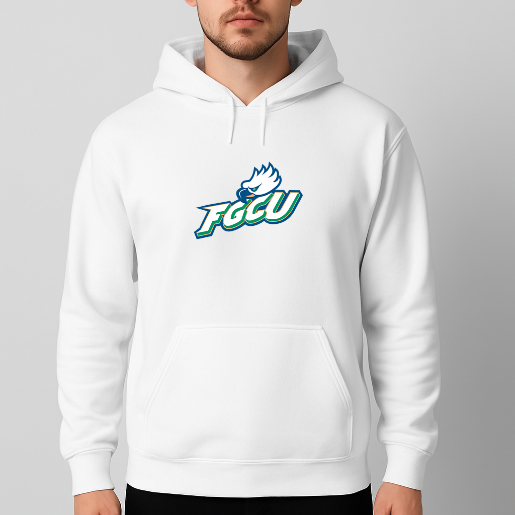 Men's Florida Gulf Coast Eagles Logo Pullover Hoodie