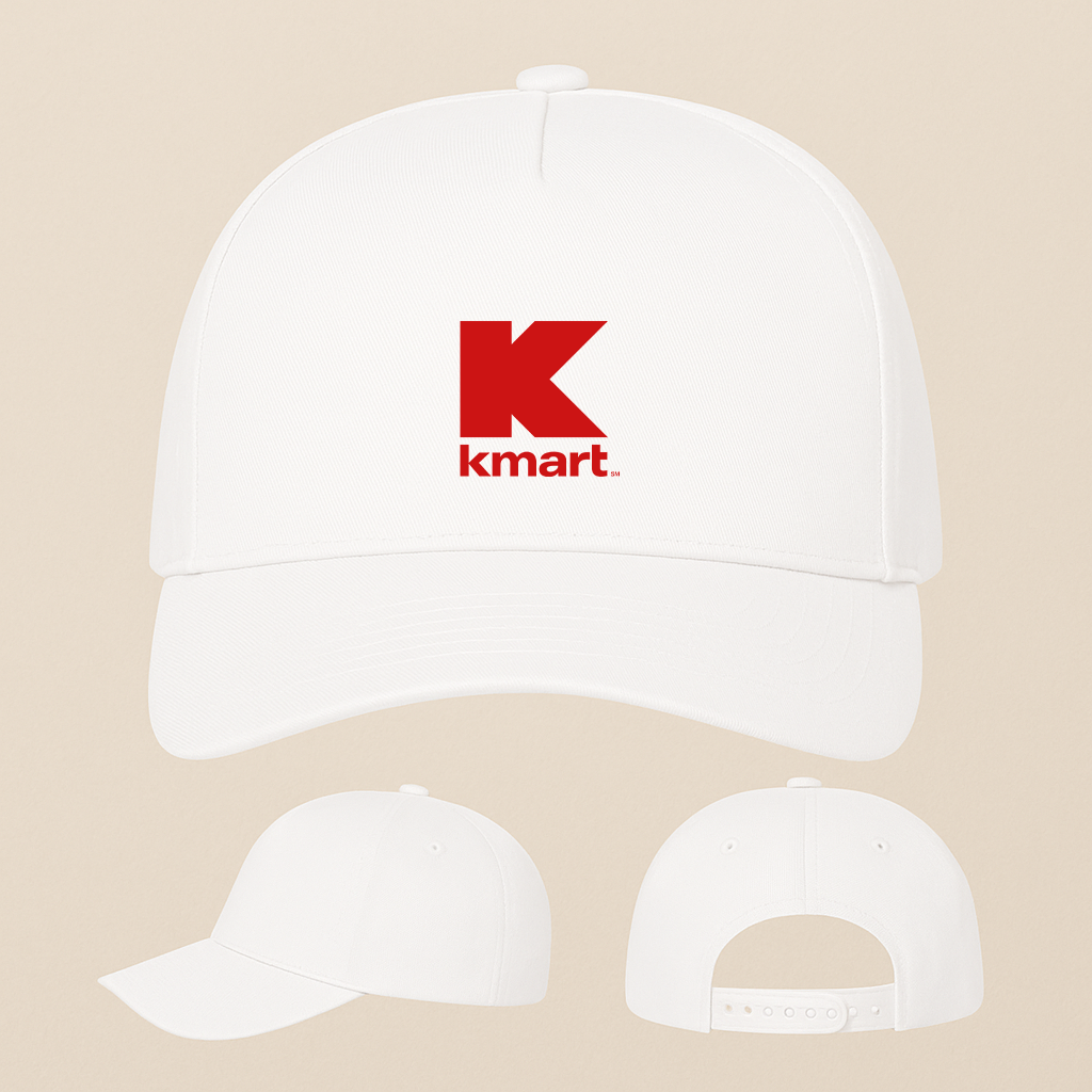 Kmart Logo Five Panel Twill Snapback Cap