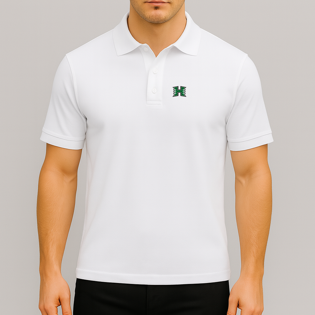 Men's Hawaii Warriors Logo Dry Blend Polo