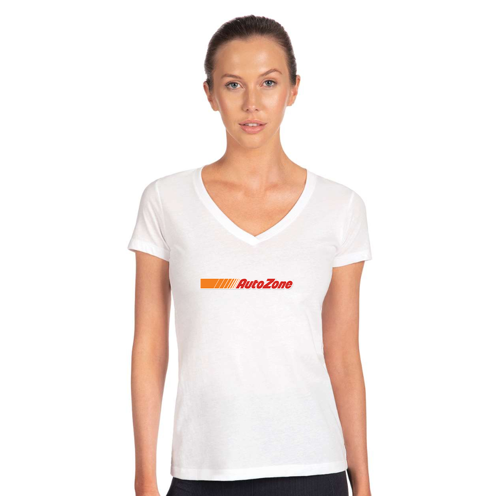 Women's AutoZone Logo Next Level V-Neck T-Shirt