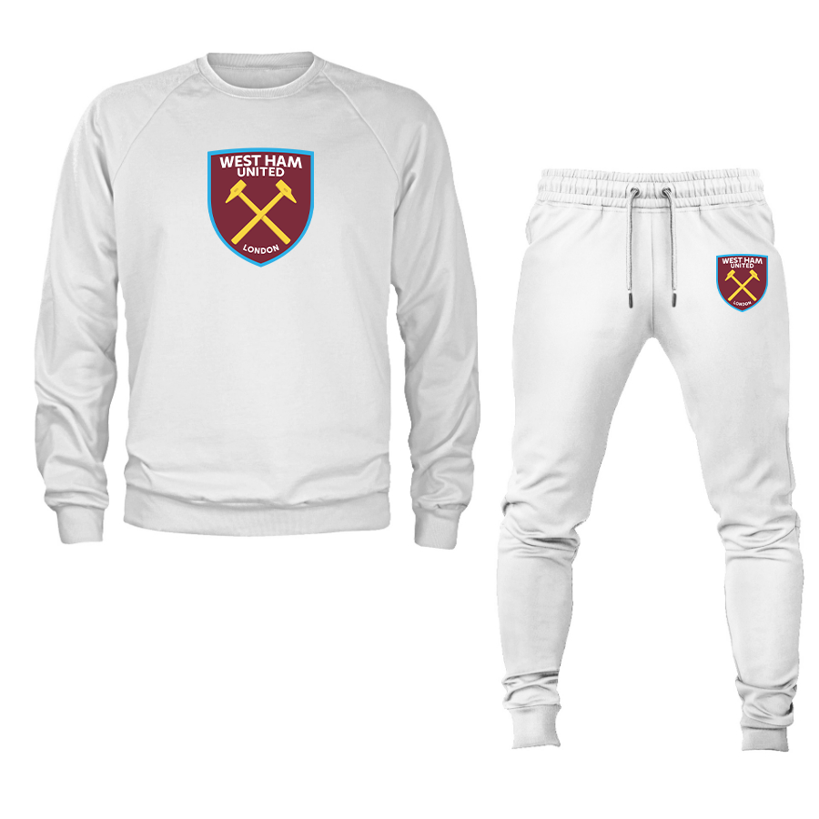 Men's West Ham United FC Crewneck Sweatshirt Joggers Suit