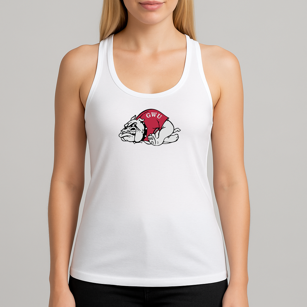 Women's Gardner Webb Bulldogs Logo Next Level Ideal Racerback Tank