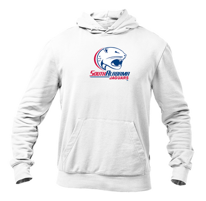 Men's South Alabama Jaguars Logo Gildan  Heavy Blend Hooded Sweatshirt