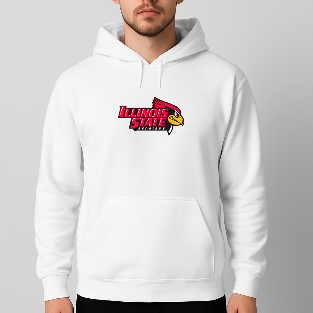 Men's Illinois State Redbirds Logo Pullover Hoodie
