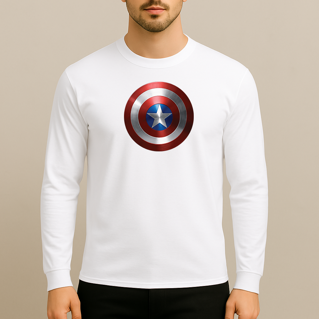 Captain America Long Sleeve T-Shirt
