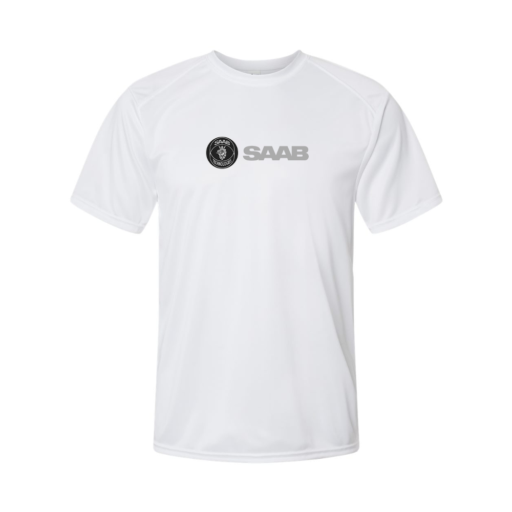 Men's Saab Logo Polyester T-Shirt