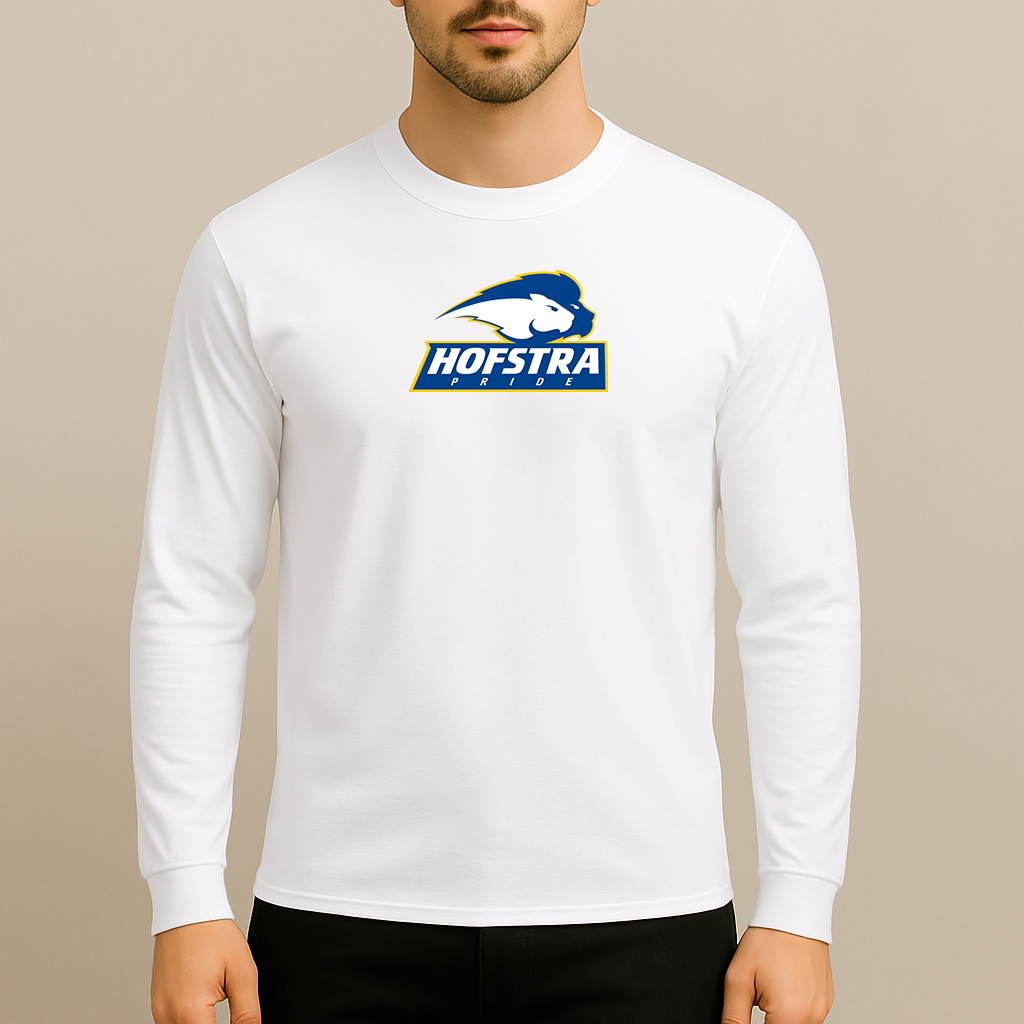 Men's Hofstra Pride Logo Long Sleeve T-Shirt