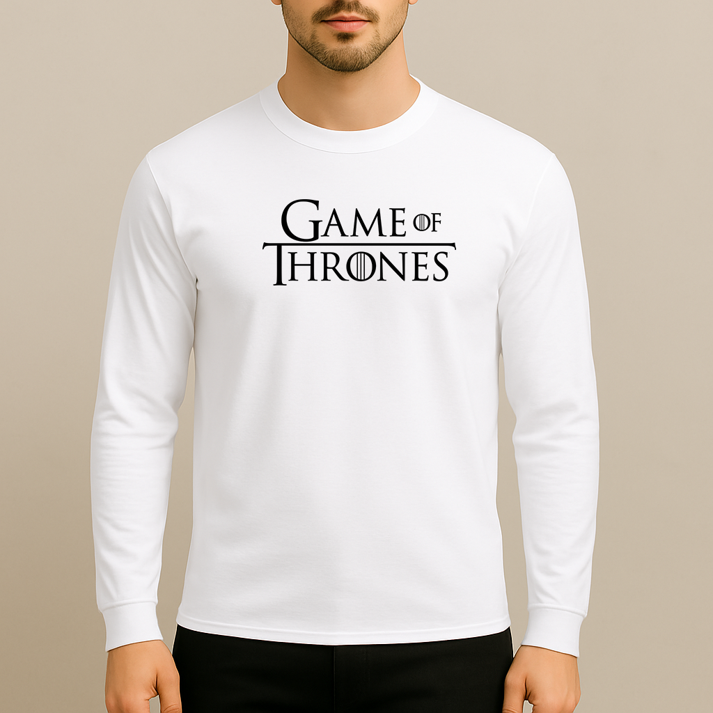 Men's Game of Thrones TV Show Long Sleeve T-Shirt