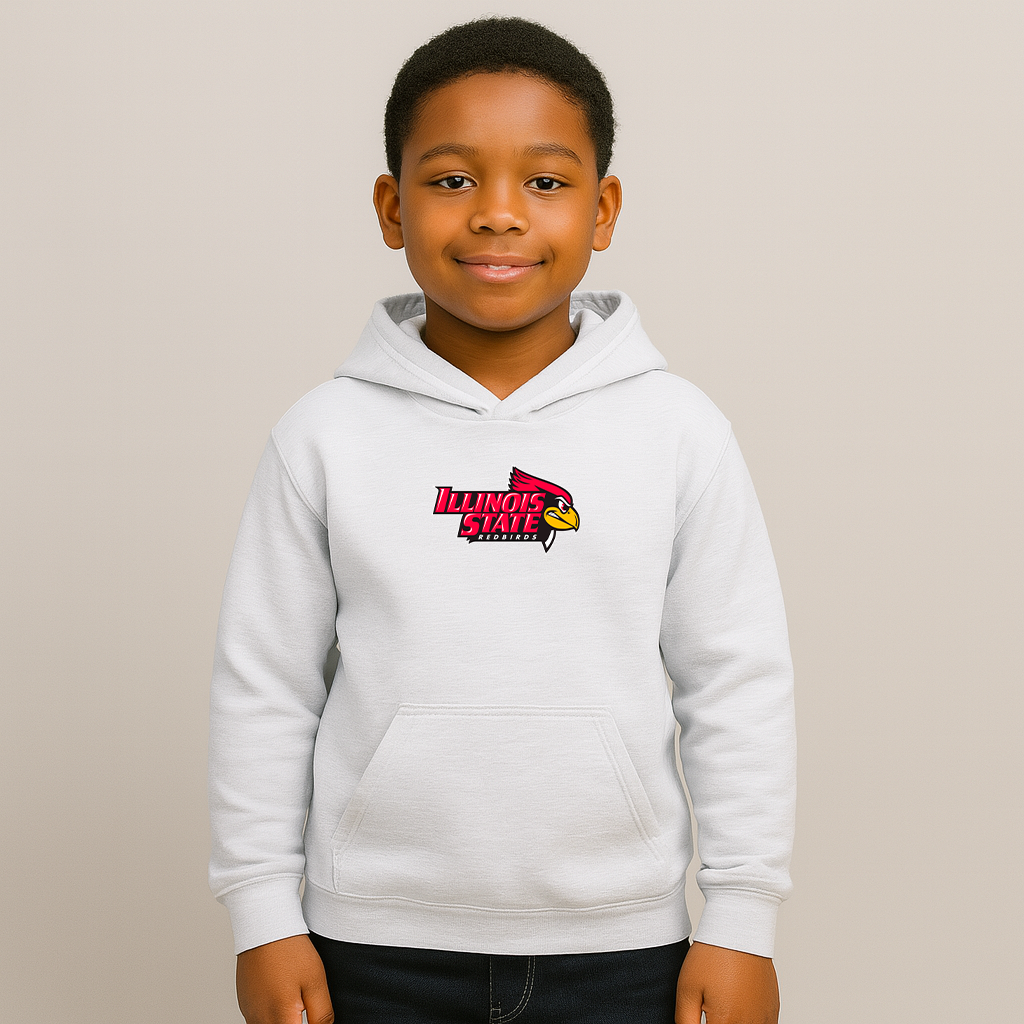 Youth Illinois State Redbirds Logo Pullover Hoodie
