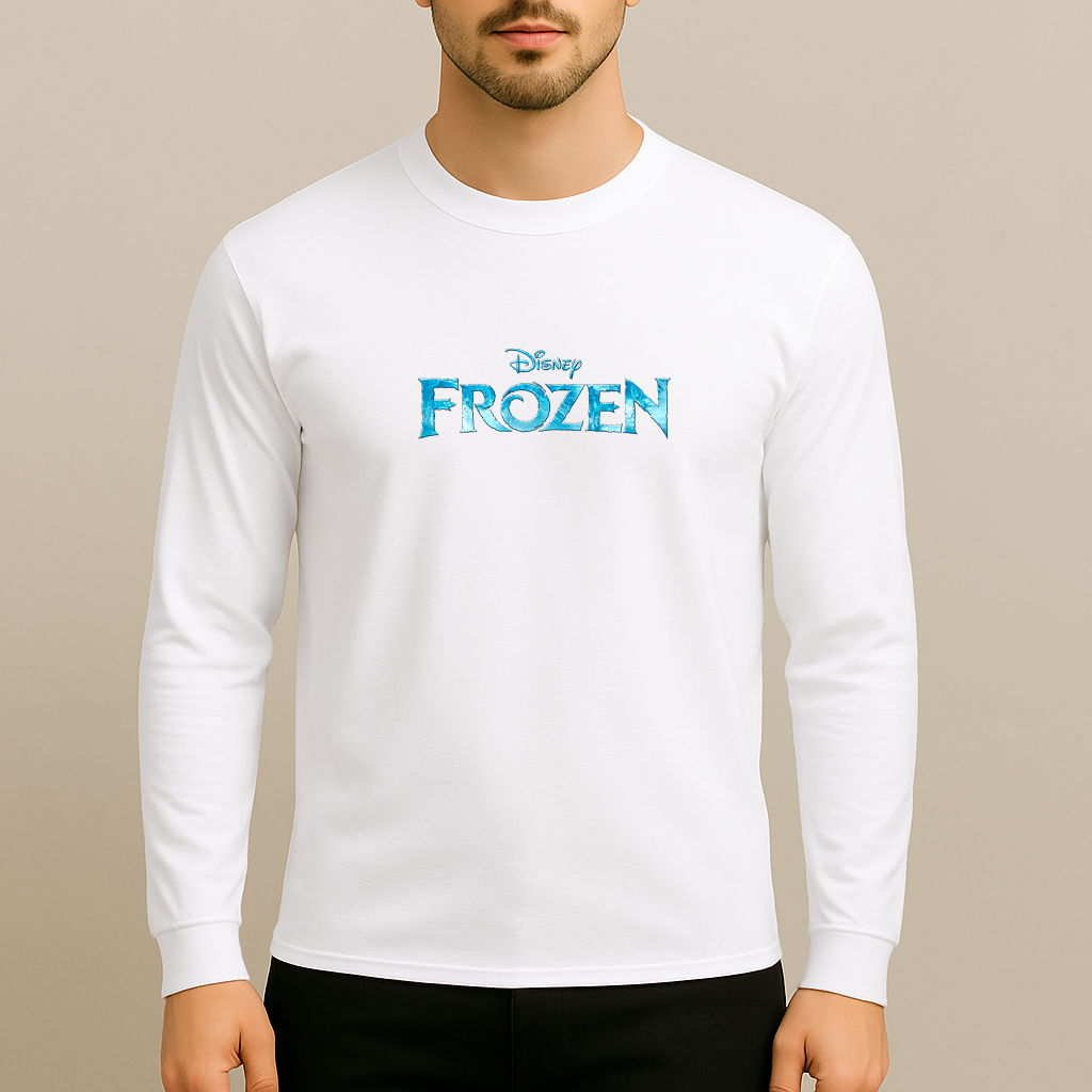 Men's Frozen Disney Long Sleeve T-Shirt