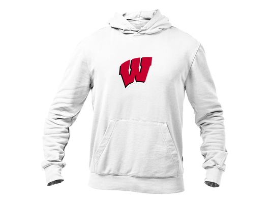Men's Wisconsin Badgers Gildan  Heavy Blend Hooded Sweatshirt