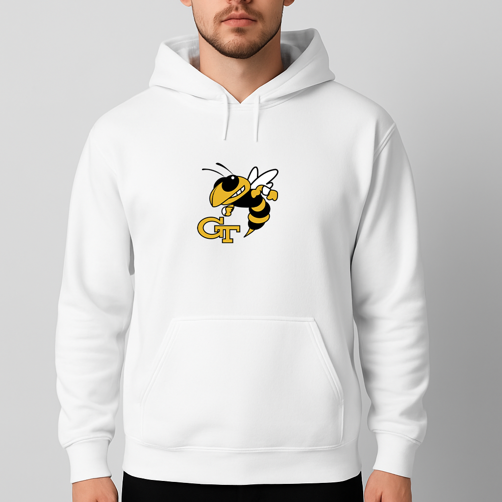 Men's Georgia Tech Yellow Jackets Logo Pullover Hoodie