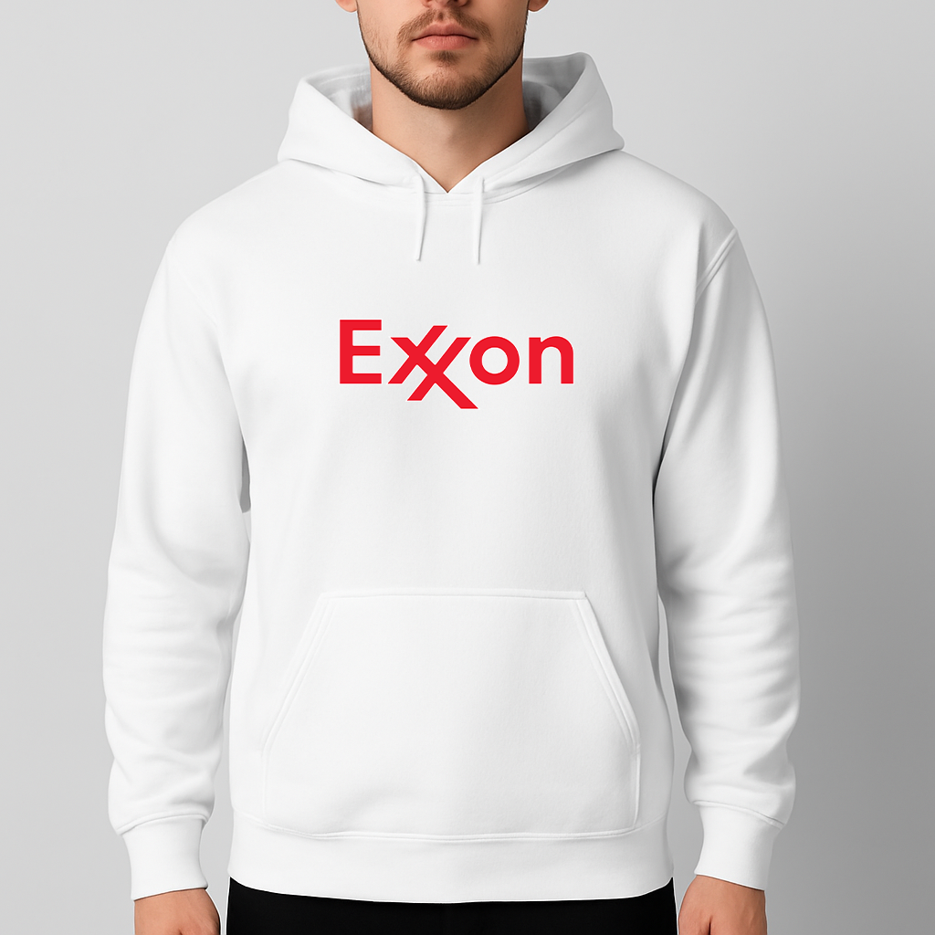 Men's Exxon Gas Station  Pullover Hoodie