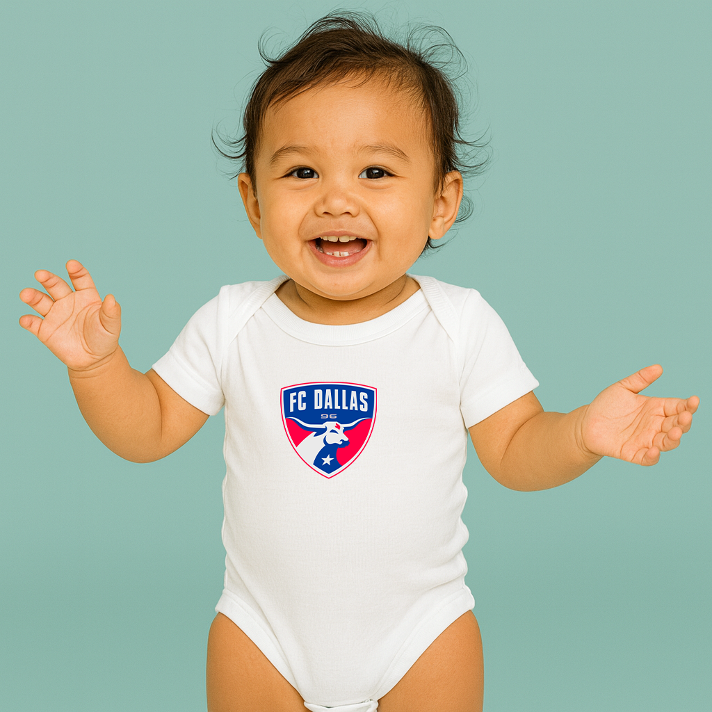 FC Dallas Soccer Logo Baby Romper Onesie