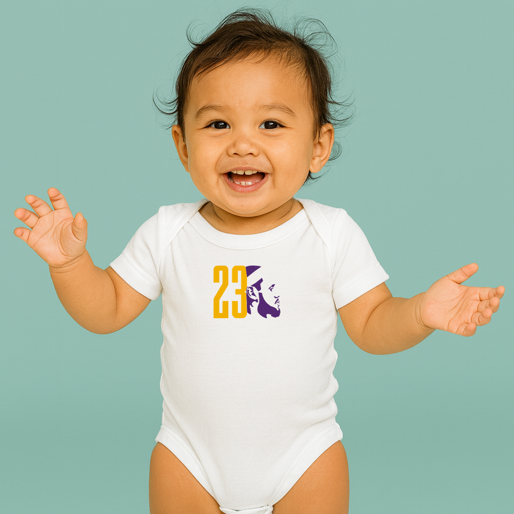 Lebron James 23 Sports Baby Romper Onesie
