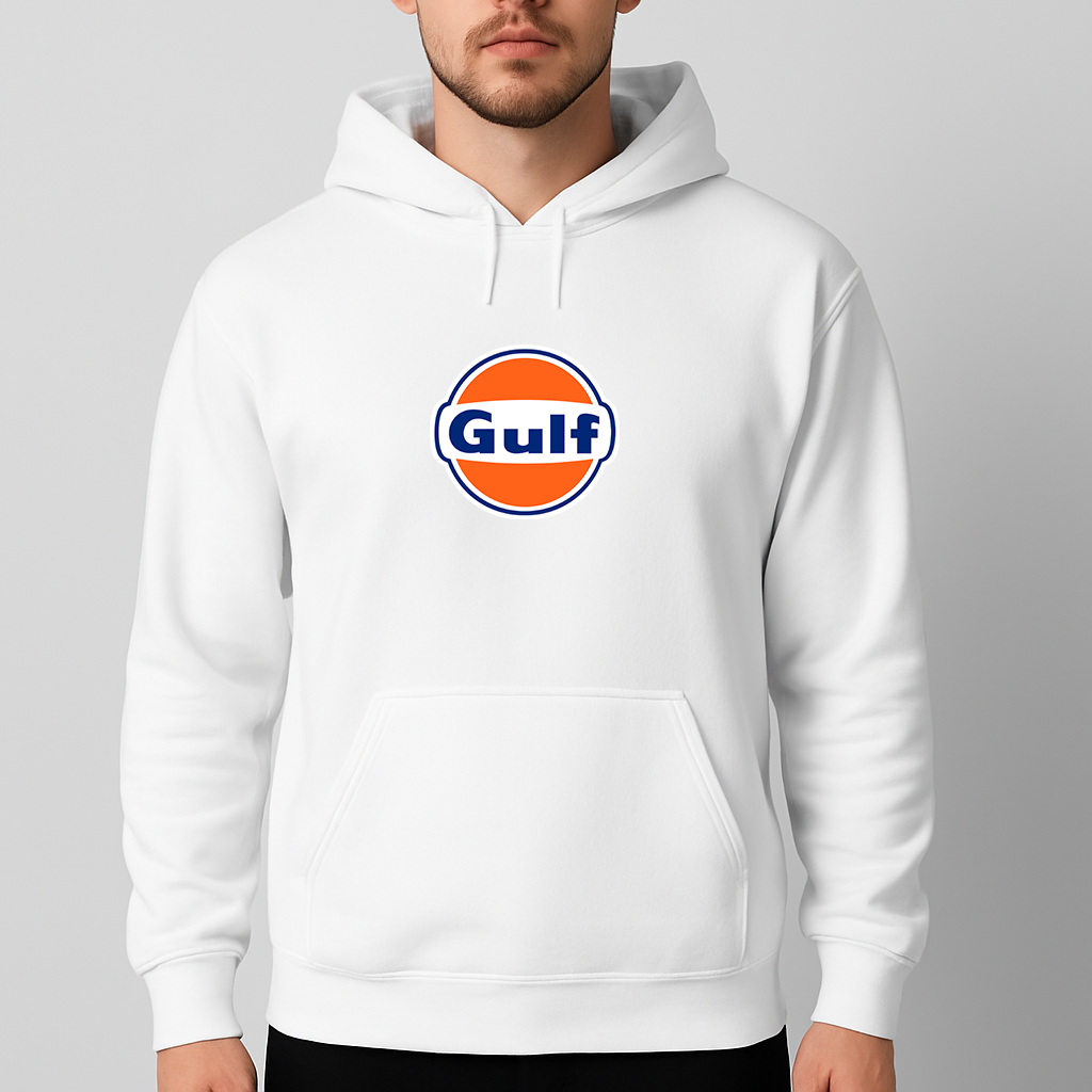 Men's Gulf Oil Logo Pullover Hoodie