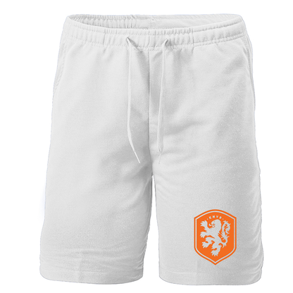 Men's Netherlands National Soccer Team Athletic Fleece Shorts