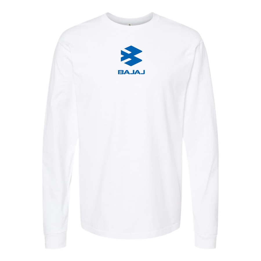 Youth Bajaj Logo Cotton Long Sleeve T-Shirt