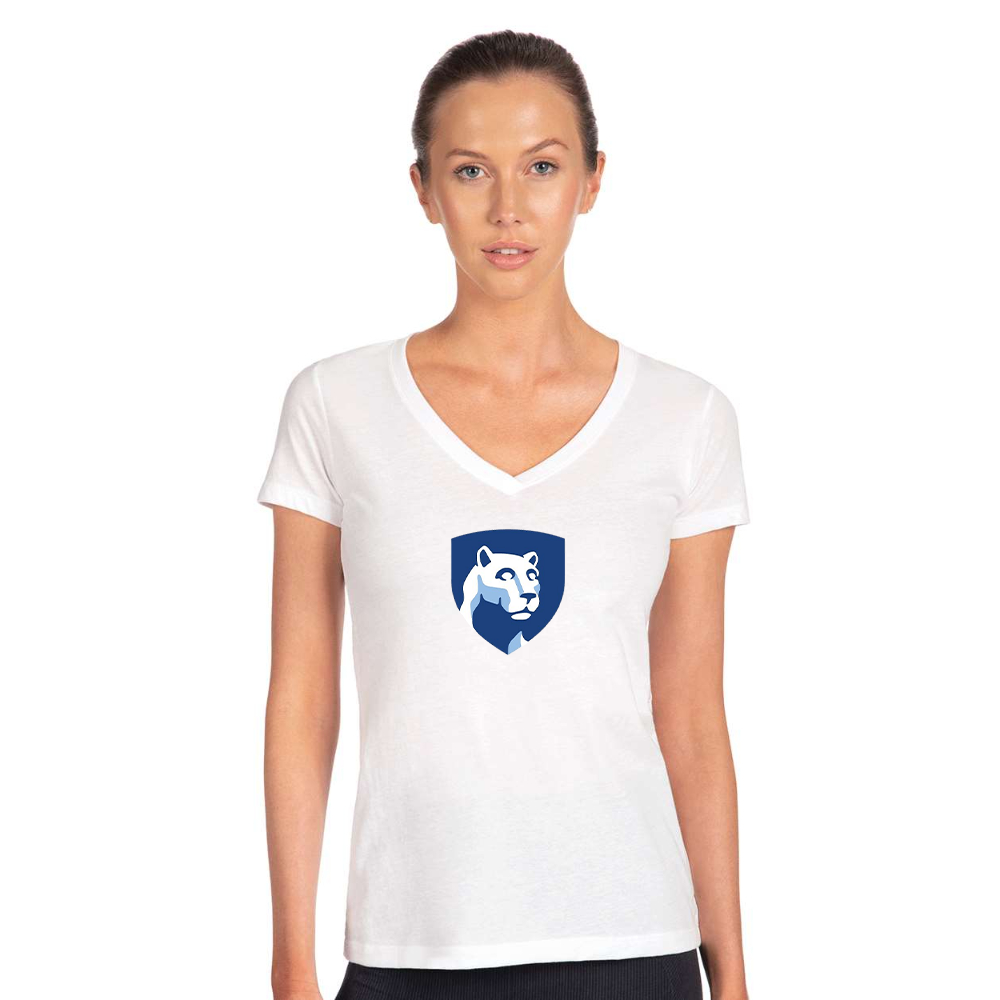 Women's Penn State Symbol  Next Level V-Neck T-Shir
